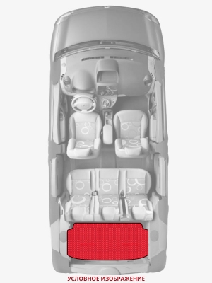 ЭВА коврики «Queen Lux» багажник для ЗАЗ 1105